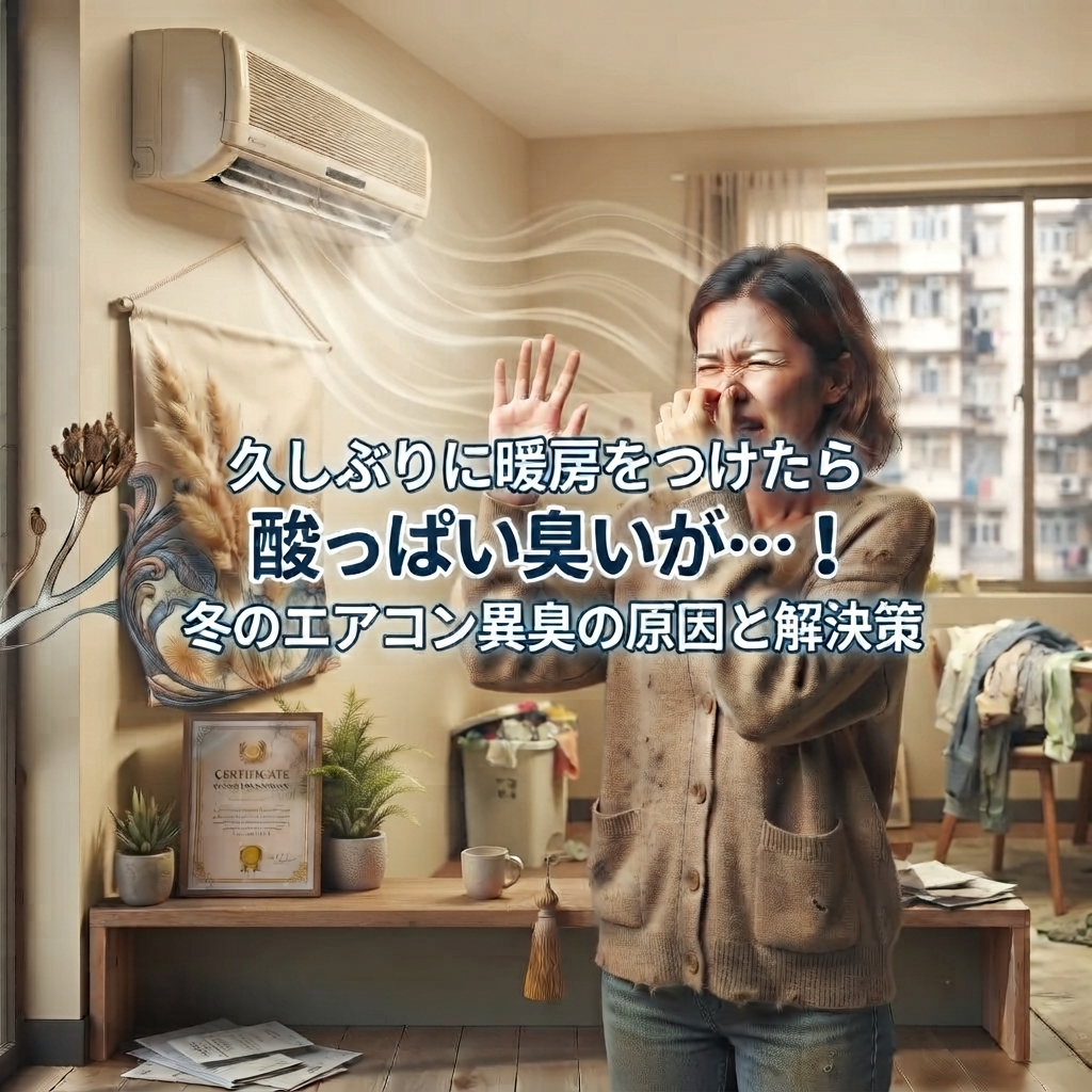 冬の異臭、放っておかないで！エアコンクリーニングで快適な空間を取り戻そう