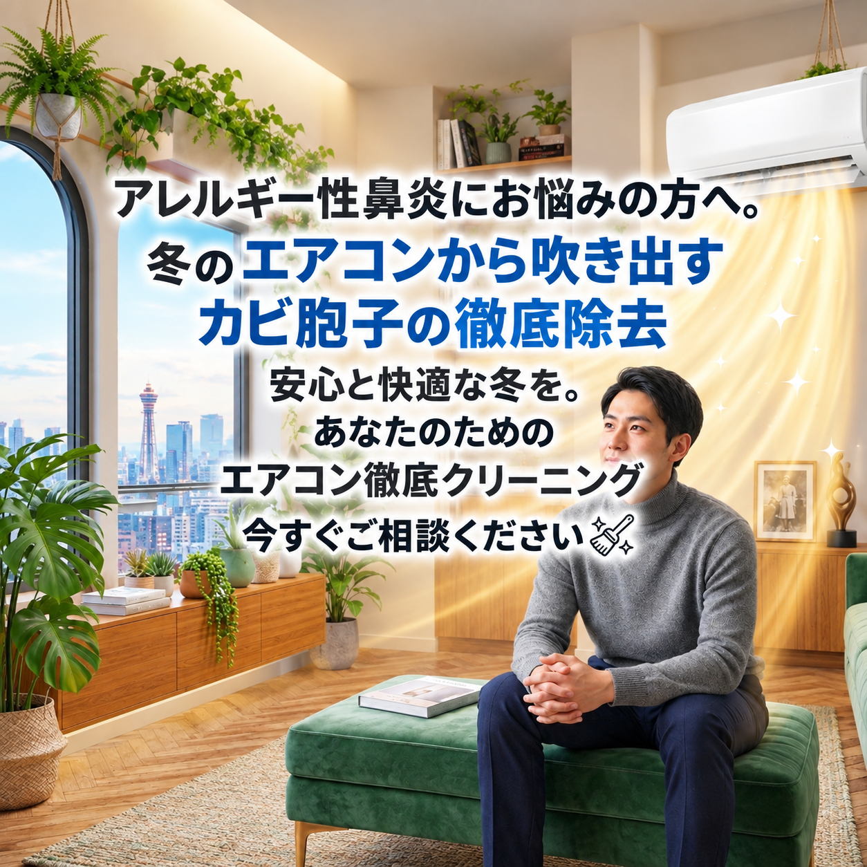 冬のエアコン清掃で快適空間を取り戻そう！