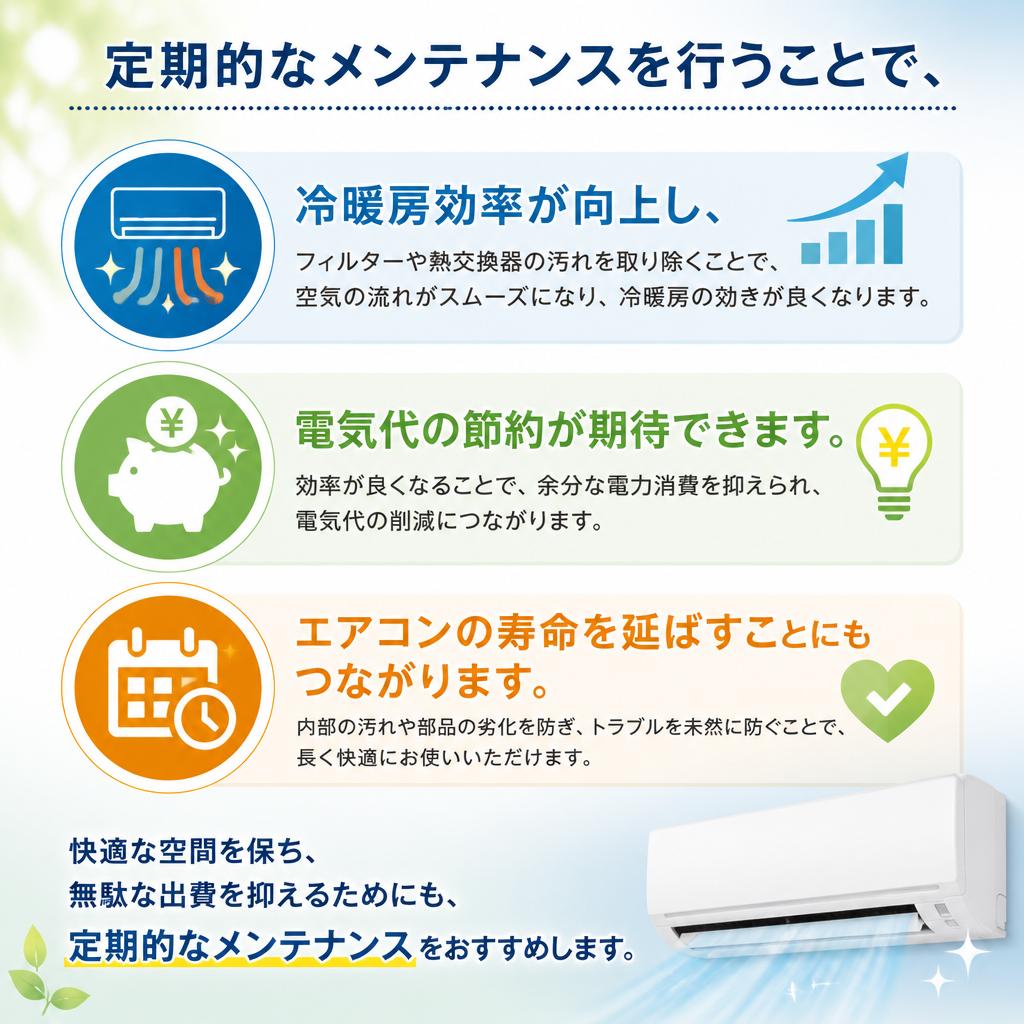 定期メンテナンスのメリット