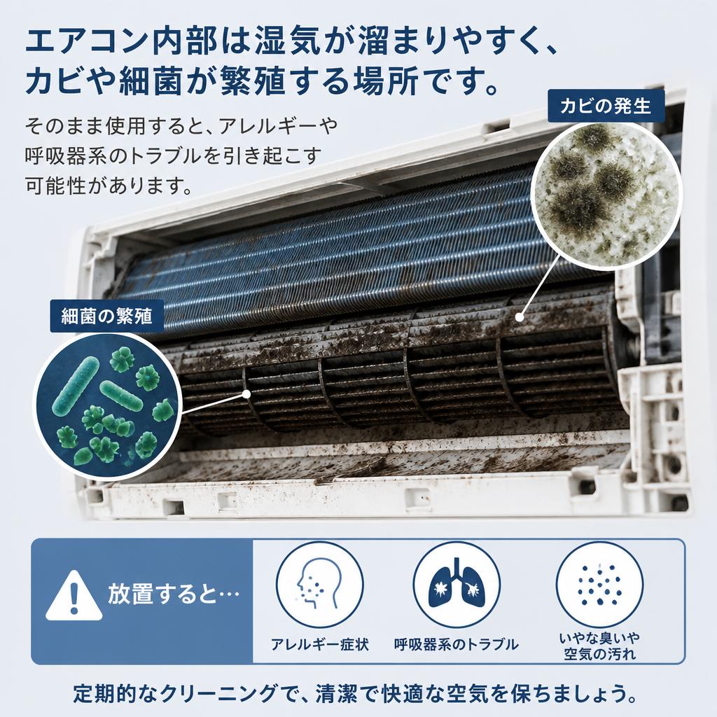 エアコンが及ぼす影響