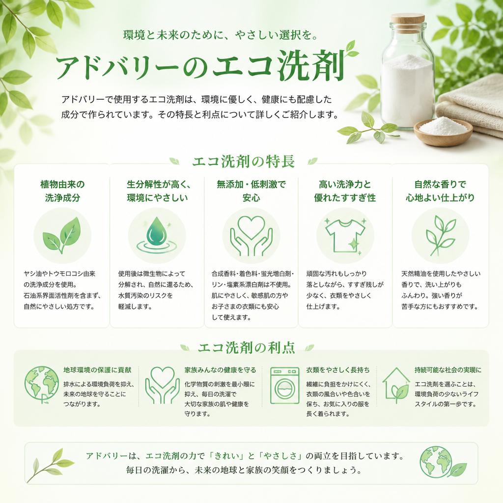 2. エコ洗剤の力
