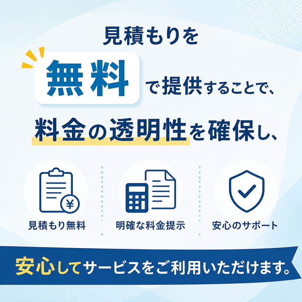 無料見積もりのメリット