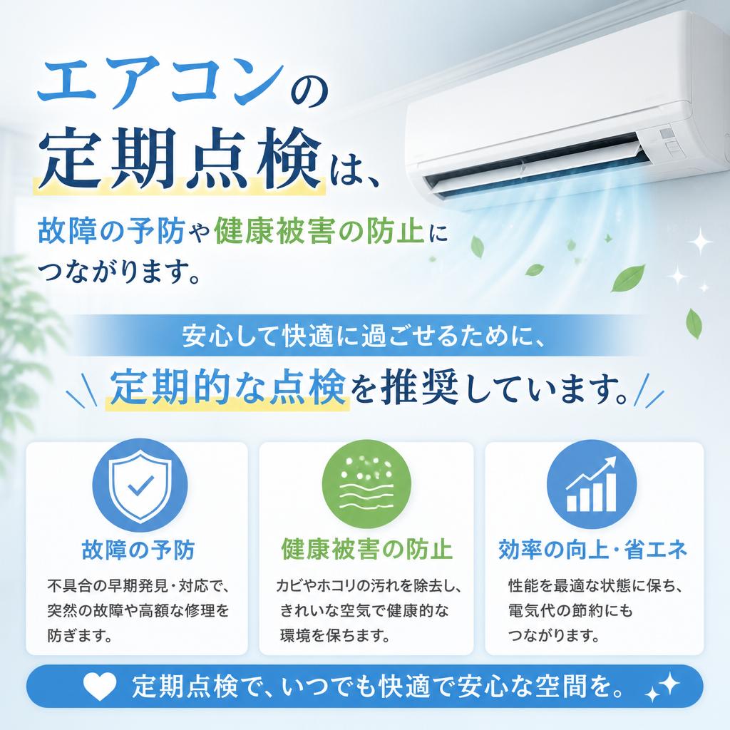 健康被害を未然に防ぐ定期点検のすすめ