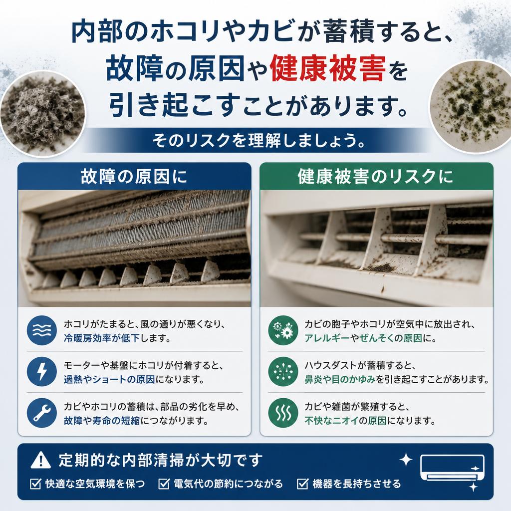 2. 汚れや故障が招く危険性