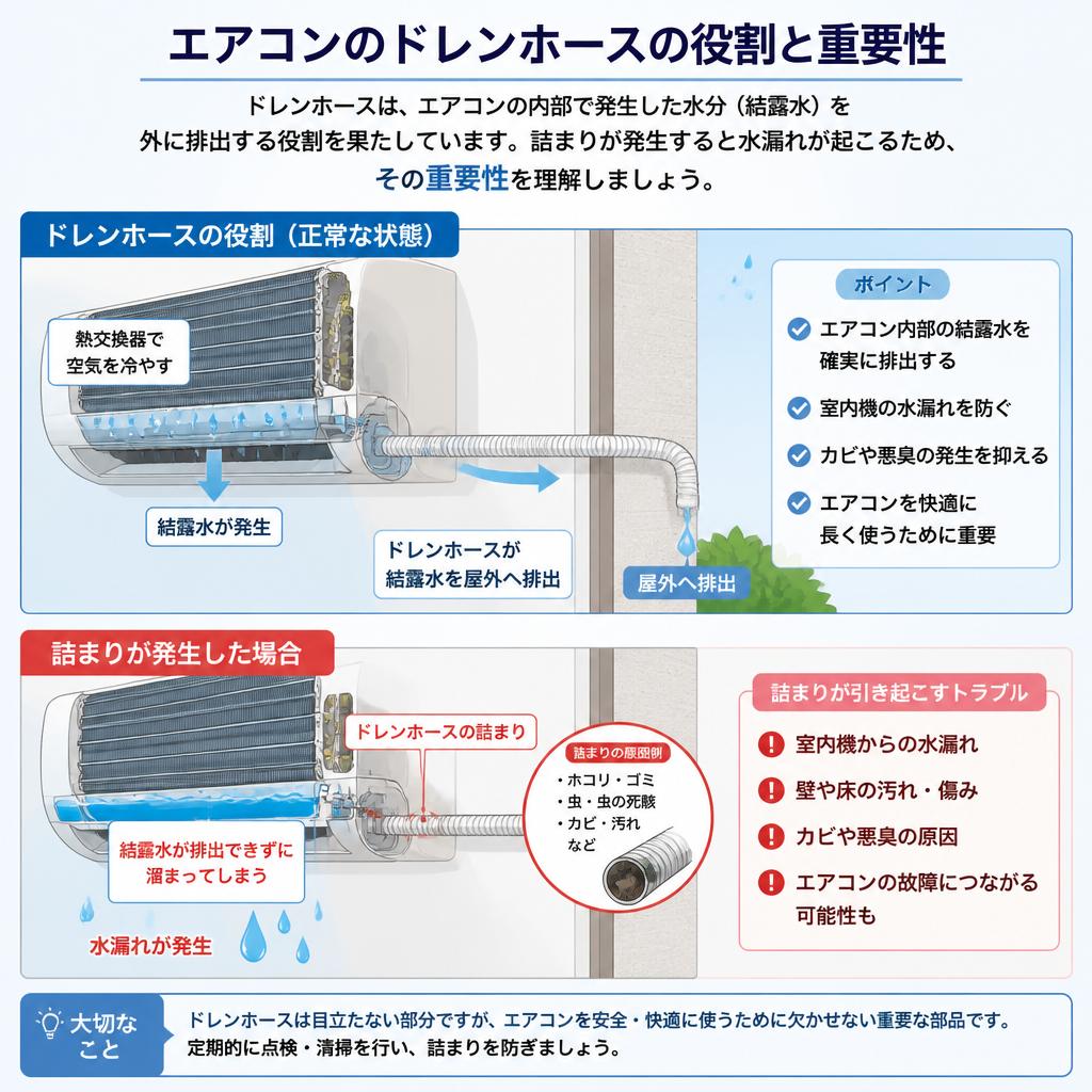 ドレンホースの役割と重要性