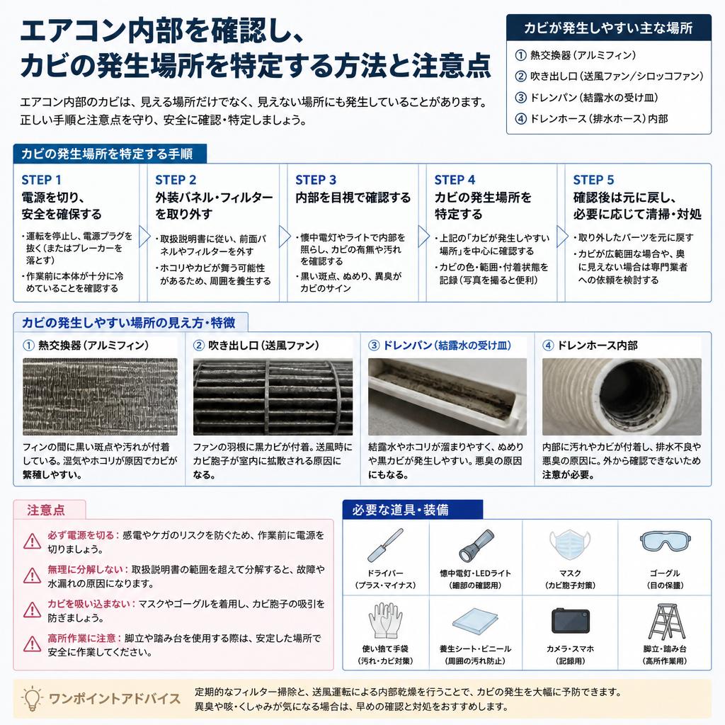 緊急対処法2：内部のチェック