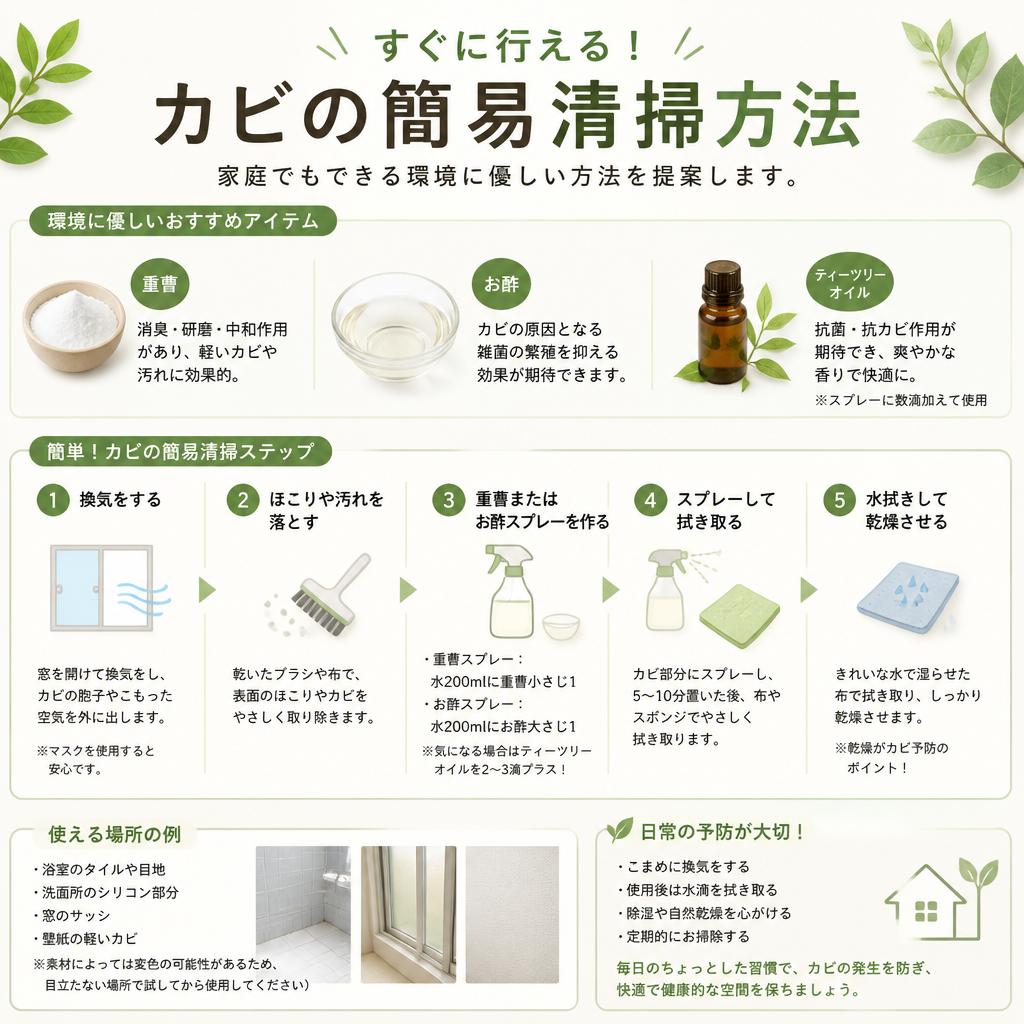 緊急対処法3：簡易清掃方法