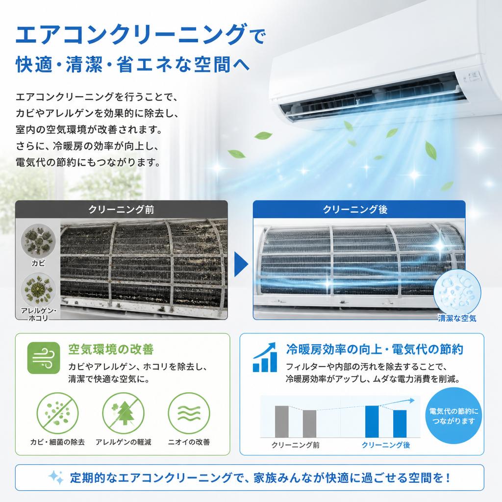 クリーニングの具体的な効果