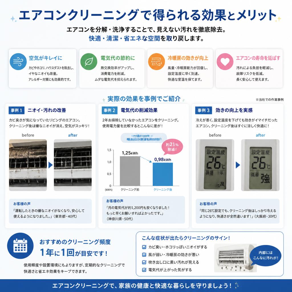 4. クリーニングの効果とは？