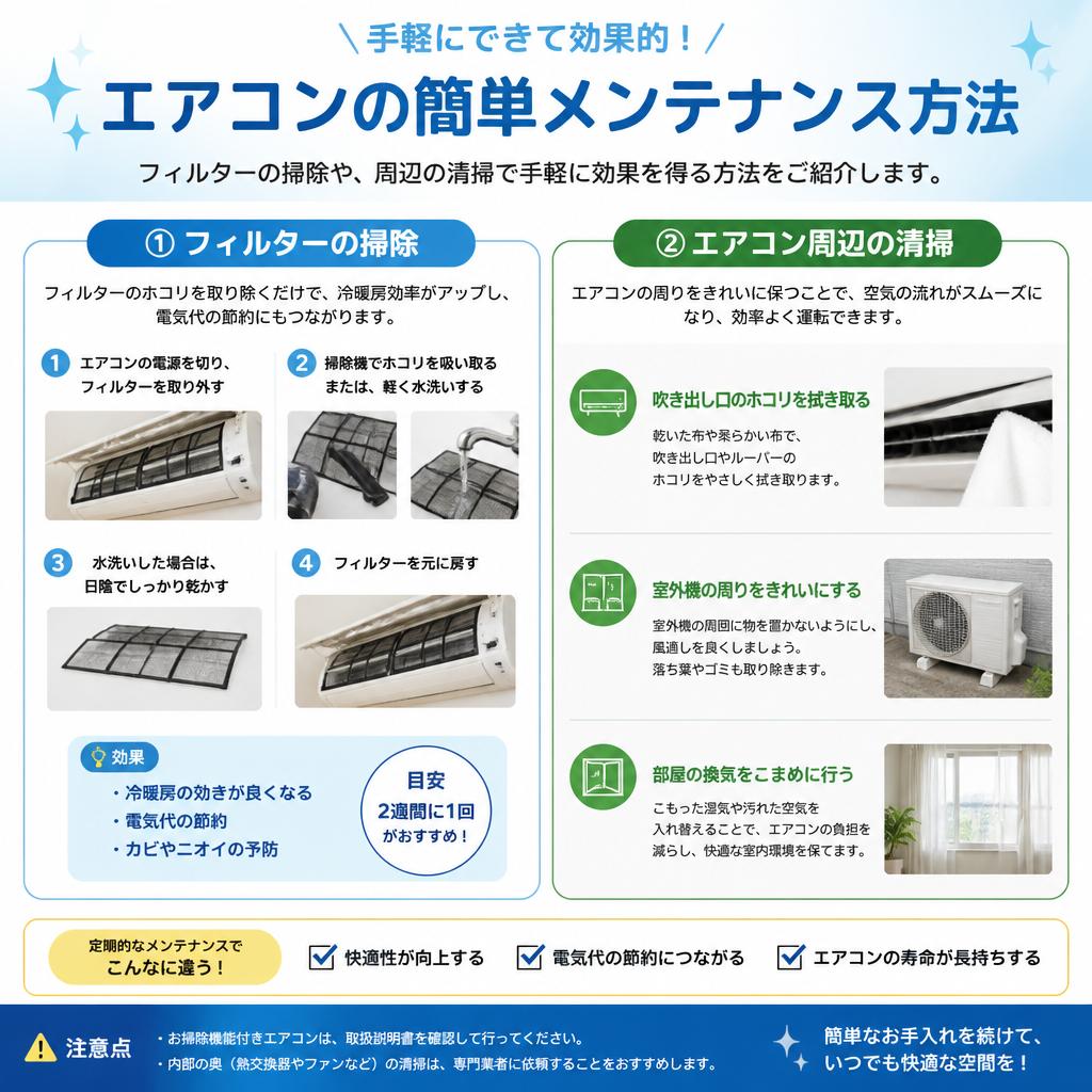 自分でできるメンテナンス