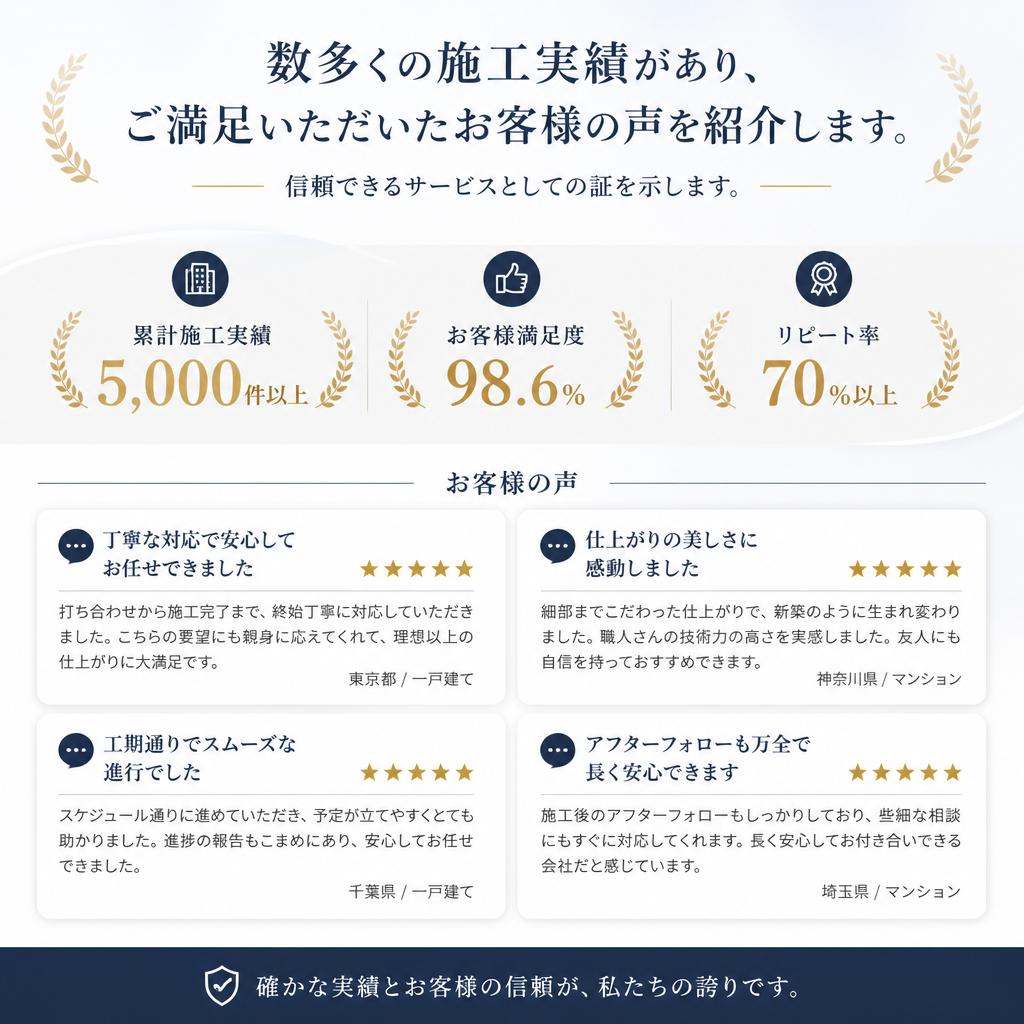 5. 実績とお客様の声