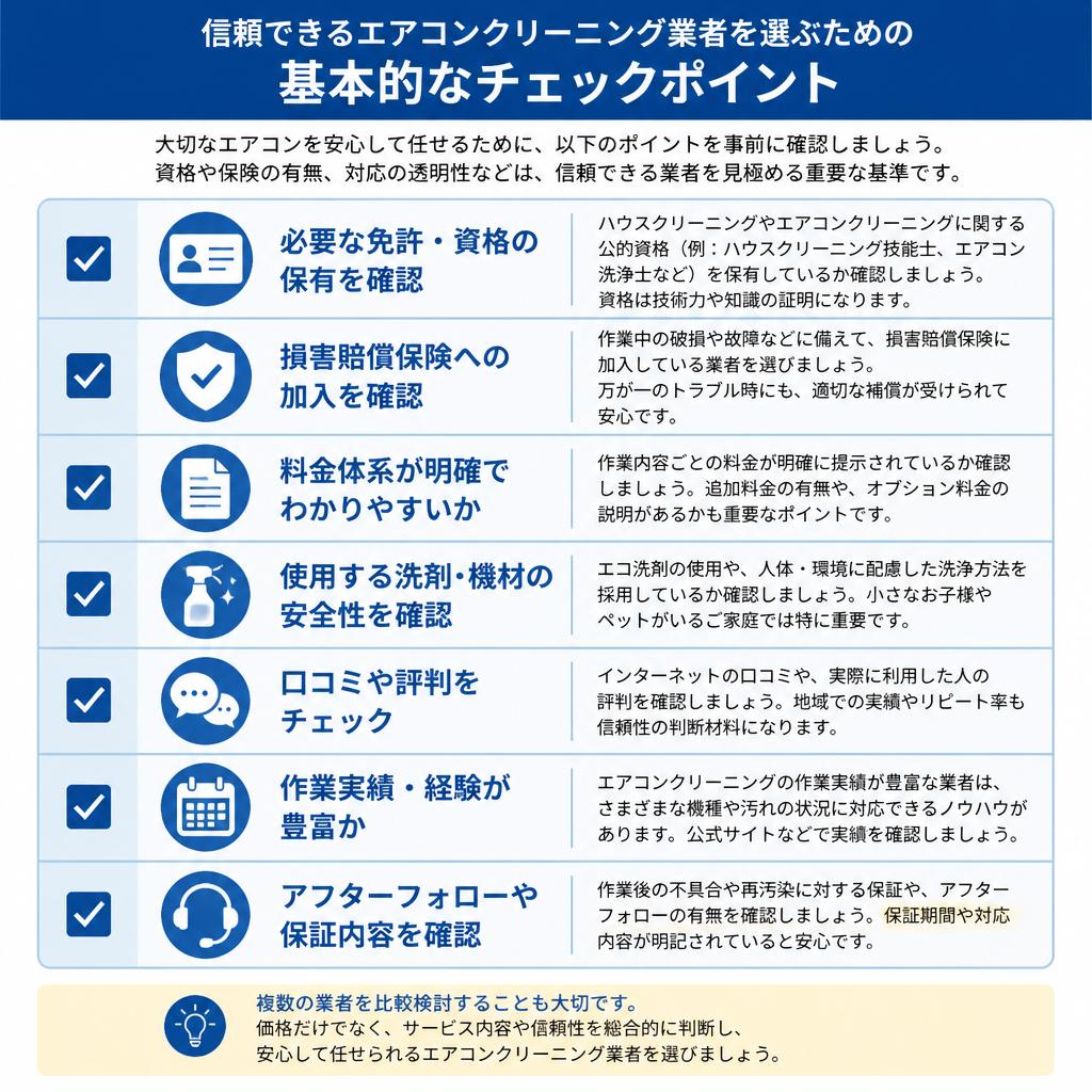 業者選びのポイントはこれだ！