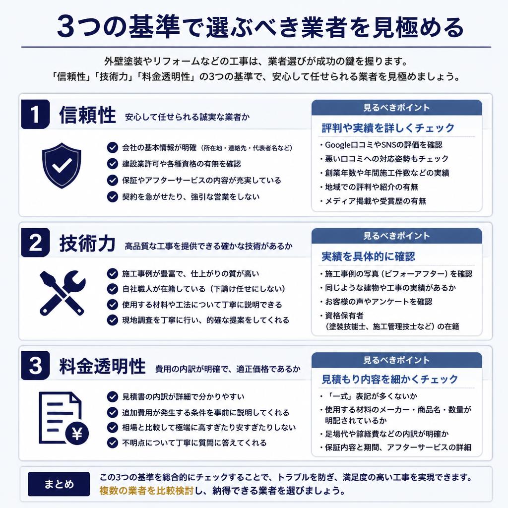 加古川市のエアコンクリーニング業者を選ぶ3つの基準