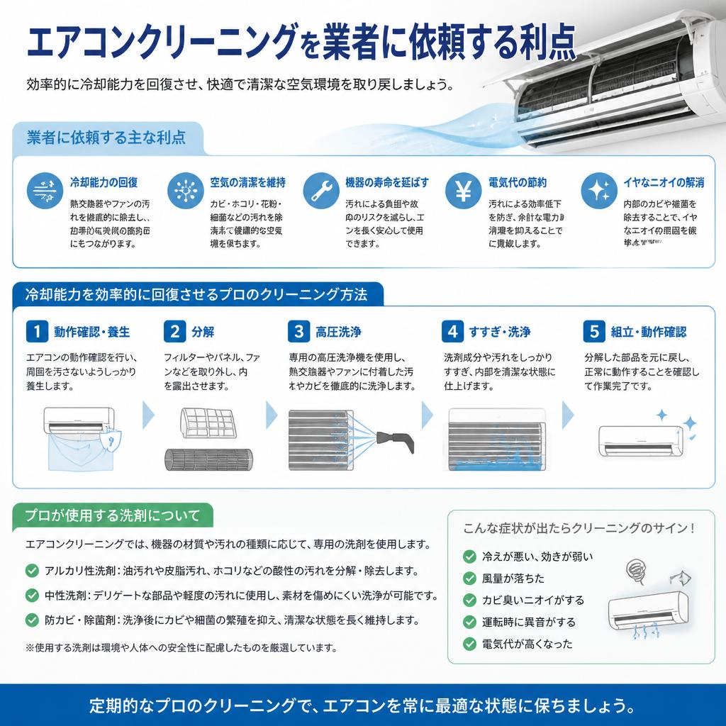 プロによるエアコンクリーニングのすすめ