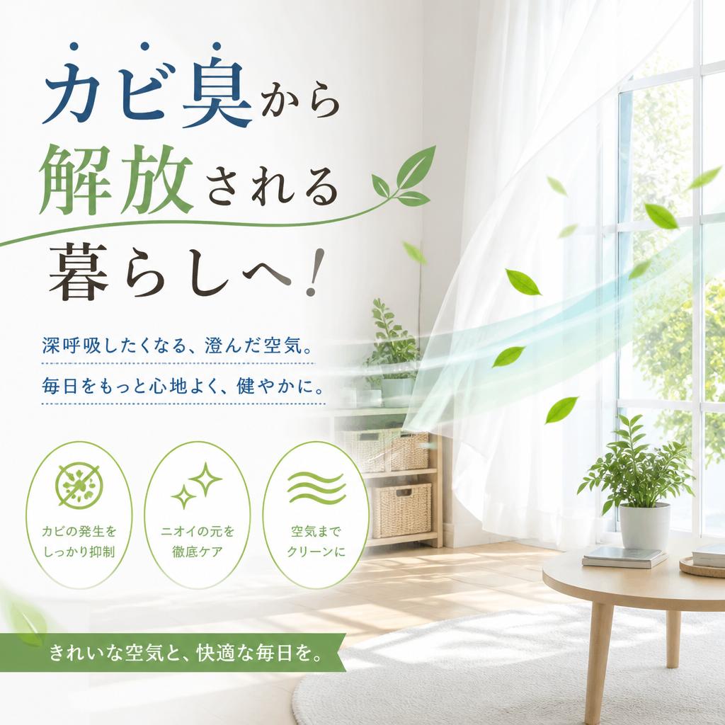 カビ臭から解放される暮らしへ！