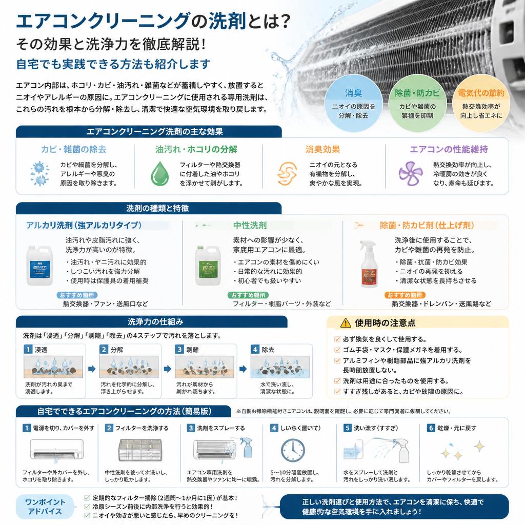 エアコンクリーニングの洗浄力を知ろう！