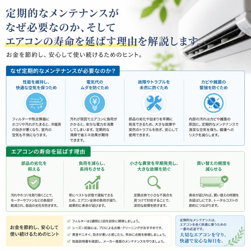 メンテナンスがもたらす安心感
