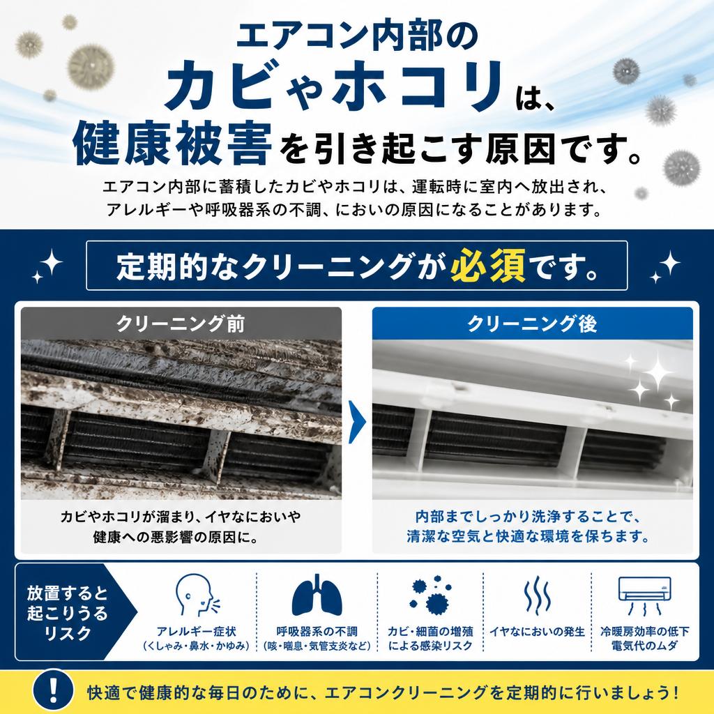 見えない汚れが健康を脅かす