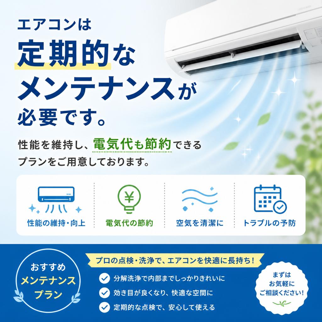 定期メンテナンスで長寿命化