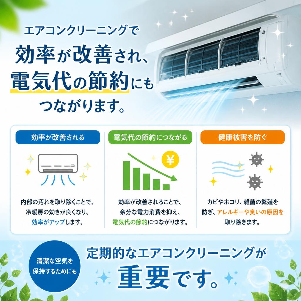 エアコンクリーニングが必要な理由