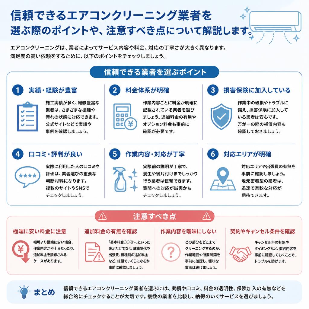 業者選びのポイント