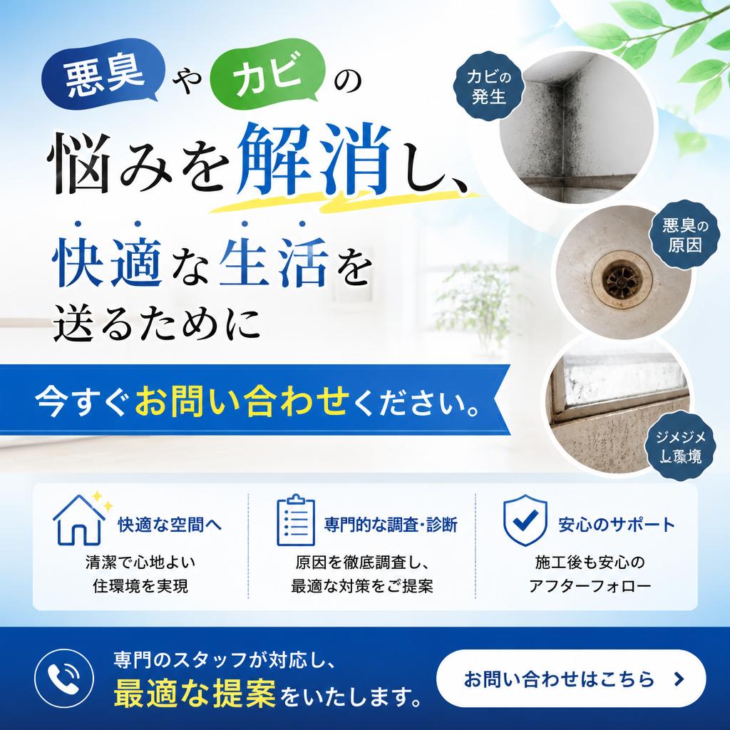 今すぐお問い合わせを！快適な空間を手に入れよう