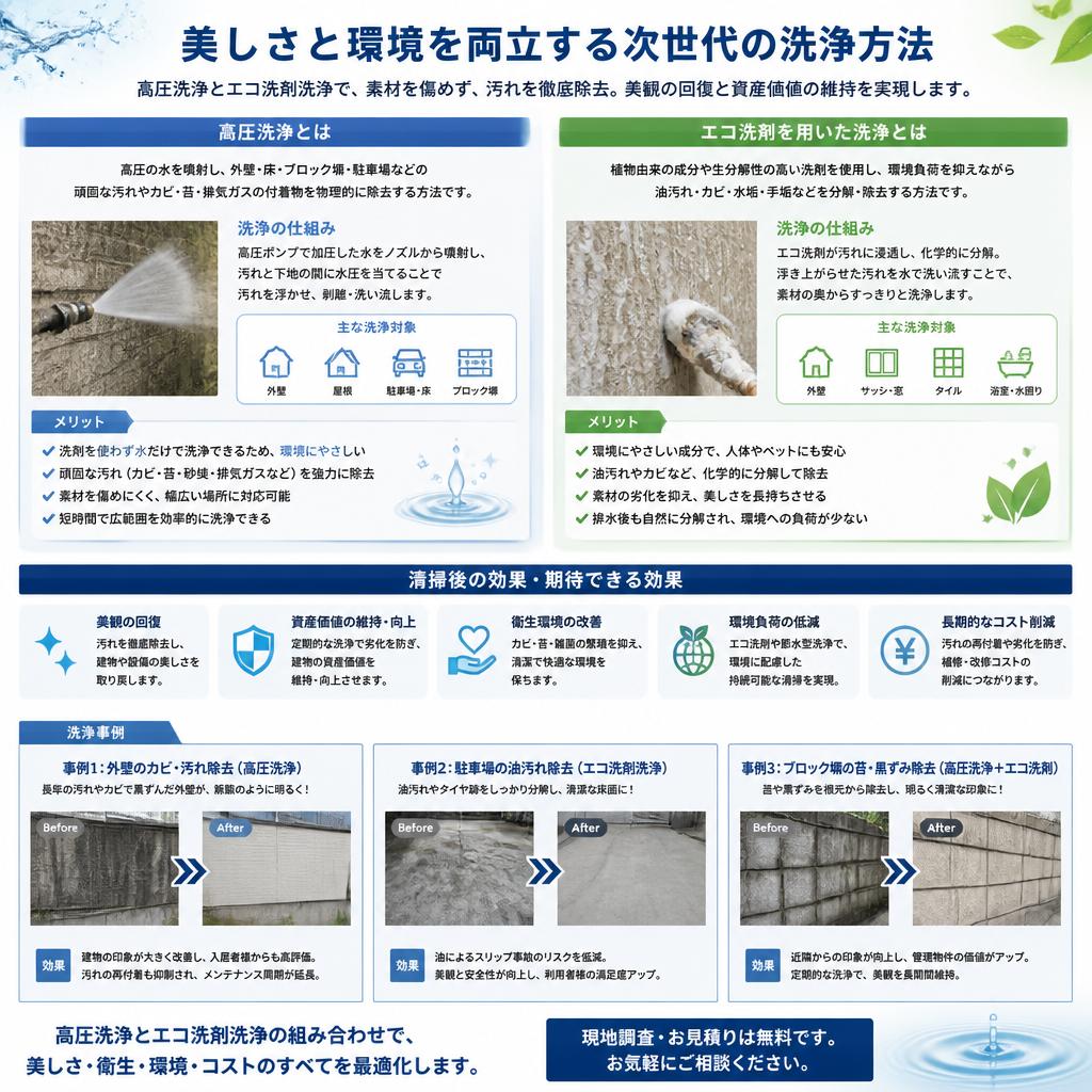 4. 3つの洗浄方法とその効果